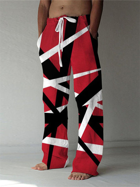 Men's Summer Pants with Beach Pattern 3D Print Casual Fashion Print Long Pants