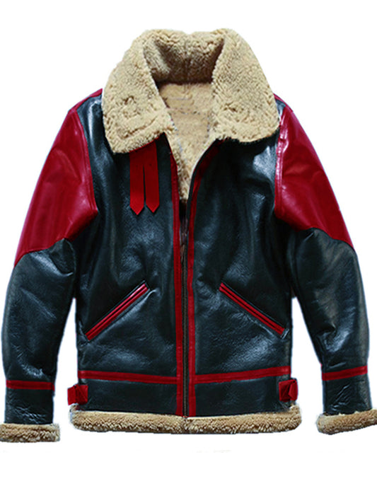 Winter Thickened Faux Fur Coat Men's Suede Velvet Jacket