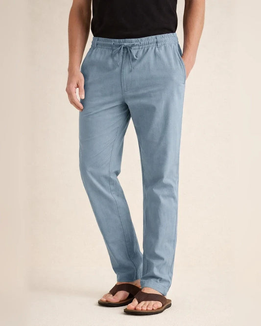 Business Casual Men's Pants Loose Large Size Elastic Waist Cotton Versatile Solid Color Sweatpants | JRSEE:e53ee720-9b54-467d-a4a3-1dcebfa71dc7