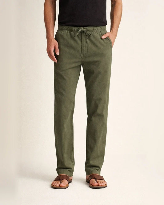 Business Casual Men's Pants Loose Large Size Elastic Waist Cotton Versatile Solid Color Sweatpants | JRSEE:cb2e1165-1098-494f-bd5c-9d5d657e6994