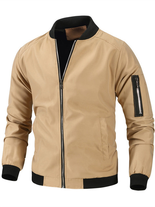 Men's Jackets Spring and Autumn Trend of The Large Size and Loose Casual Baseball Suit Jackets