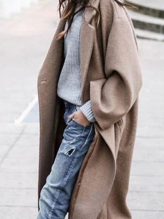 Women Long Outerwear Warm Fashion Coat