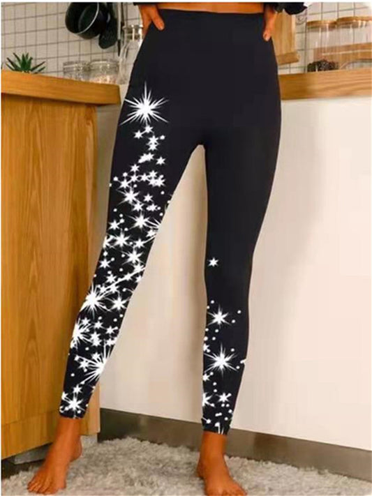 Women's Tights Leggings Black / Red Black / White White / Black Mid Waist Designer Tights Casual / Sporty Casual Weekend Cut Out Print Micro-elastic Ankle-Length Tummy Control Butterfly S M L XL XXL