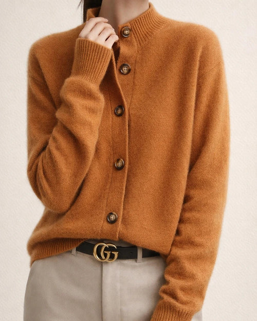 Cardigan Loose Retro Collar Knitted Sweater | JRSEE:39508812-22b9-4224-a1c3-a2fdd8776287