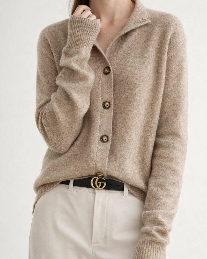 Cardigan Loose Retro Collar Knitted Sweater | JRSEE:3abf3646-125d-4516-a1ec-98b43818dea2