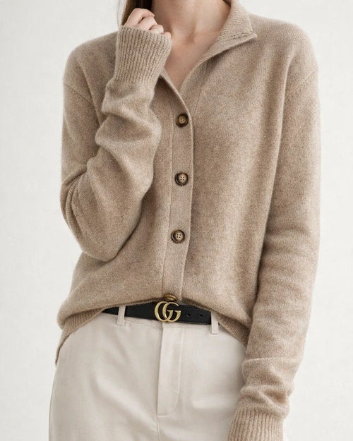 Cardigan Loose Retro Collar Knitted Sweater | JRSEE:3abf3646-125d-4516-a1ec-98b43818dea2