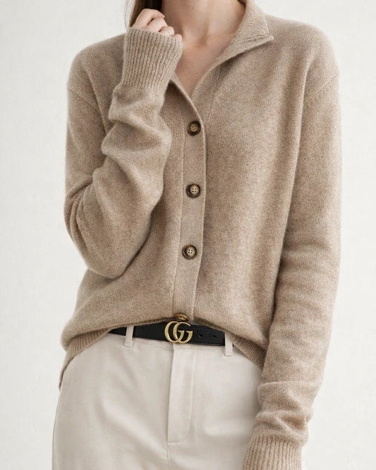 Cardigan Loose Retro Collar Knitted Sweater | JRSEE:3abf3646-125d-4516-a1ec-98b43818dea2