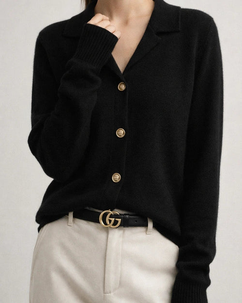 Cardigan Loose Retro Collar Knitted Sweater | JRSEE:30a2f146-1787-4fca-a5b7-26367dc5bd83