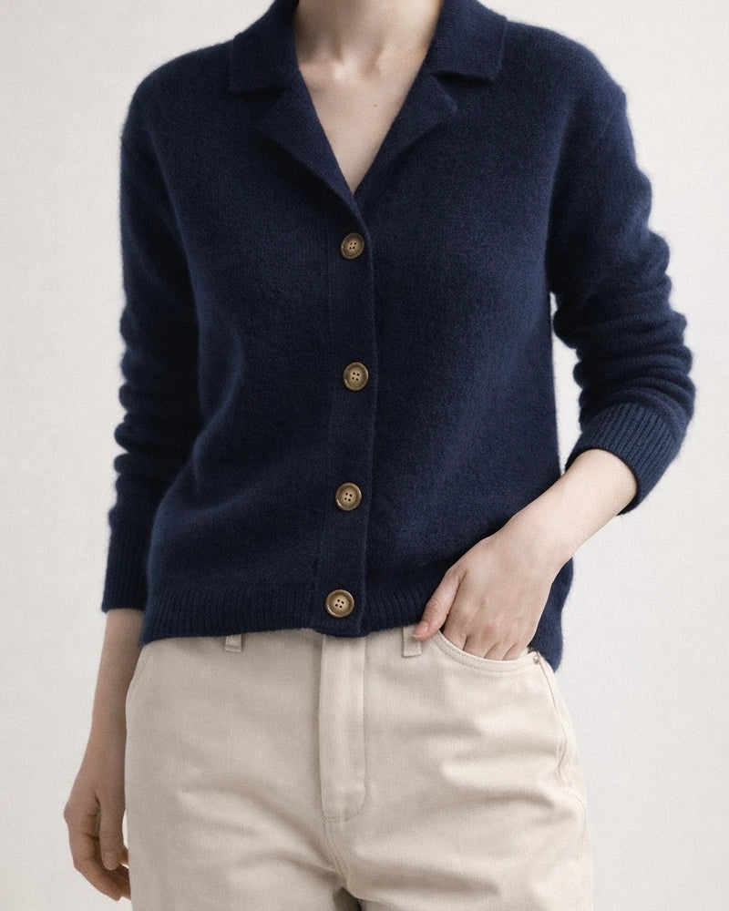 Cardigan Loose Retro Collar Knitted Sweater | JRSEE:0e607813-8b56-4547-abdb-e8f1aa8d9b15