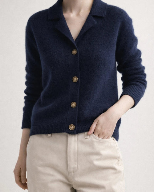 Cardigan Loose Retro Collar Knitted Sweater | JRSEE:0e607813-8b56-4547-abdb-e8f1aa8d9b15