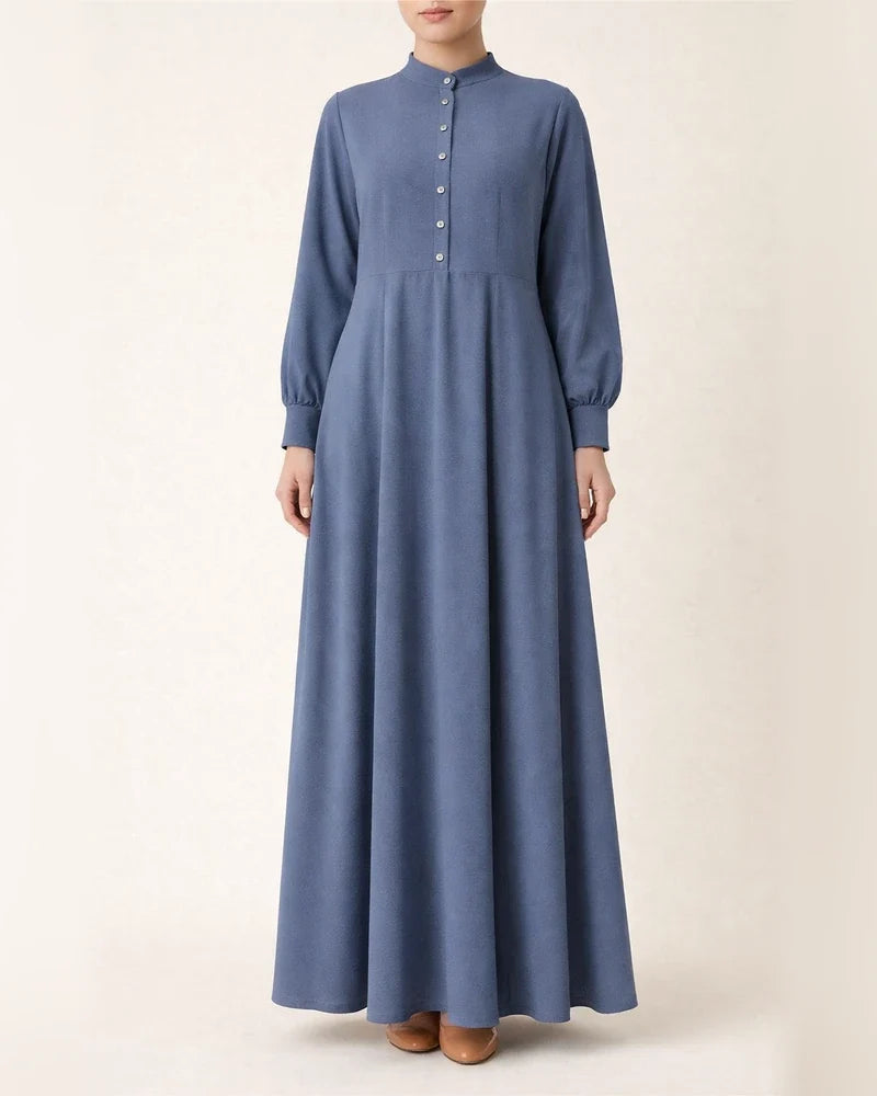 Casual Country Style Retro Women's Cardigan Round Neck Large Swing Type Dress | JRSEE:0f9089ec-6972-414f-899c-26293fd3994c