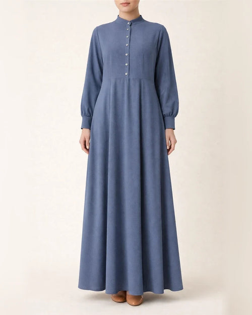 Casual Country Style Retro Women's Cardigan Round Neck Large Swing Type Dress | JRSEE:0f9089ec-6972-414f-899c-26293fd3994c
