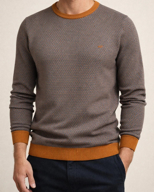Casual Knit Long-sleeved Tops Men's Bottoming Autumn and Winter Men's Round Neck Men's Personalized Men's Pullover Sweater | JRSEE:6d7e210c-a296-4be6-bd2f-c866fa67ebae