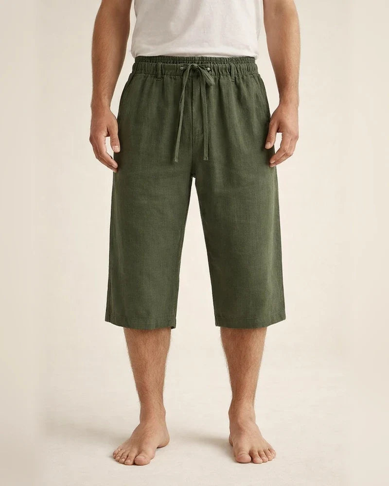 Casual Men's Shorts Summer Baggy Seven-minute Pants Thin Section of Linen Pants | JRSEE:ebed5797-5c4b-4e4d-8f50-ce0173a0815c