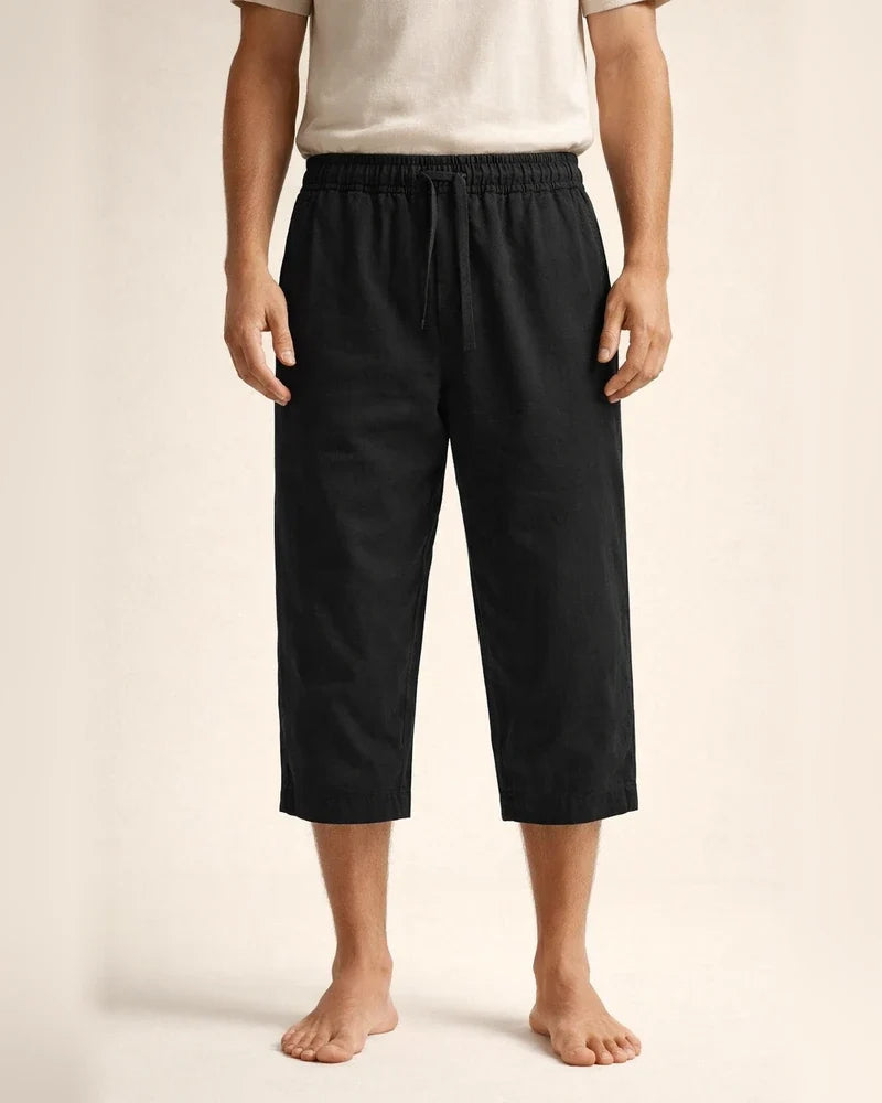 Casual Men's Shorts Summer Baggy Seven-minute Pants Thin Section of Linen Pants | JRSEE:5d702776-79d5-4922-904b-eba4b65f3786
