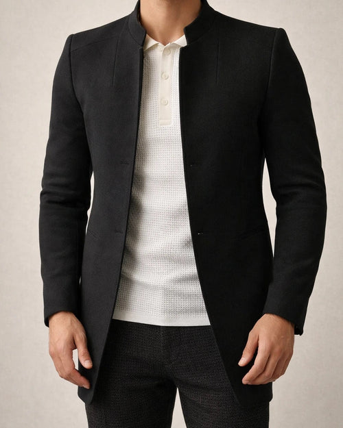 Casual Men's Youth Suit Autumn New Trend Men Solid Color Slim Tweed Jacket | JRSEE:c35b0274-5a8b-4095-ab88-e434b0c31096