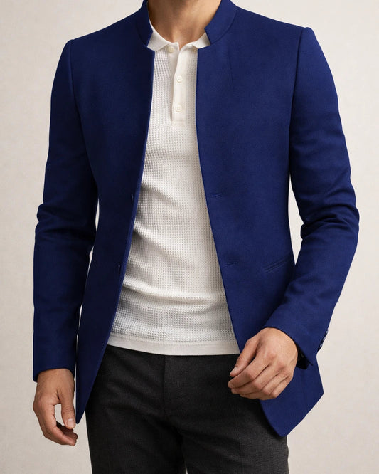 Casual Men's Youth Suit Autumn New Trend Men Solid Color Slim Tweed Jacket | JRSEE:81ad9eb0-eaf2-49ff-afbf-0ca966feb202