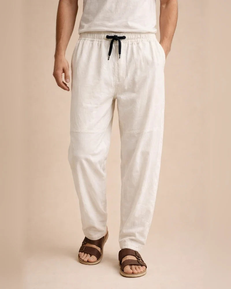 Casual Nine-minute Pants Men's Loose Cotton and Linen Drawstring Hip-hop Lantern Chaps Pants | JRSEE:30a19b2b-dcba-415c-bf04-43f85d41a6e9