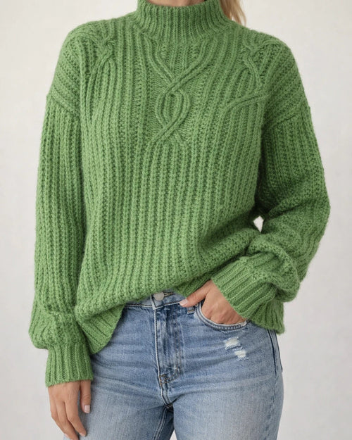 Casual Plus Size Turtleneck Sweater Pullover | JRSEE:9eccef2a-b25f-4b03-8229-75ab5efd73c4