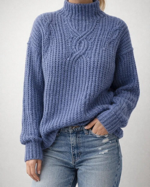 Casual Plus Size Turtleneck Sweater Pullover | JRSEE:a85ce574-c52f-41ed-ba0b-8f31885b6871