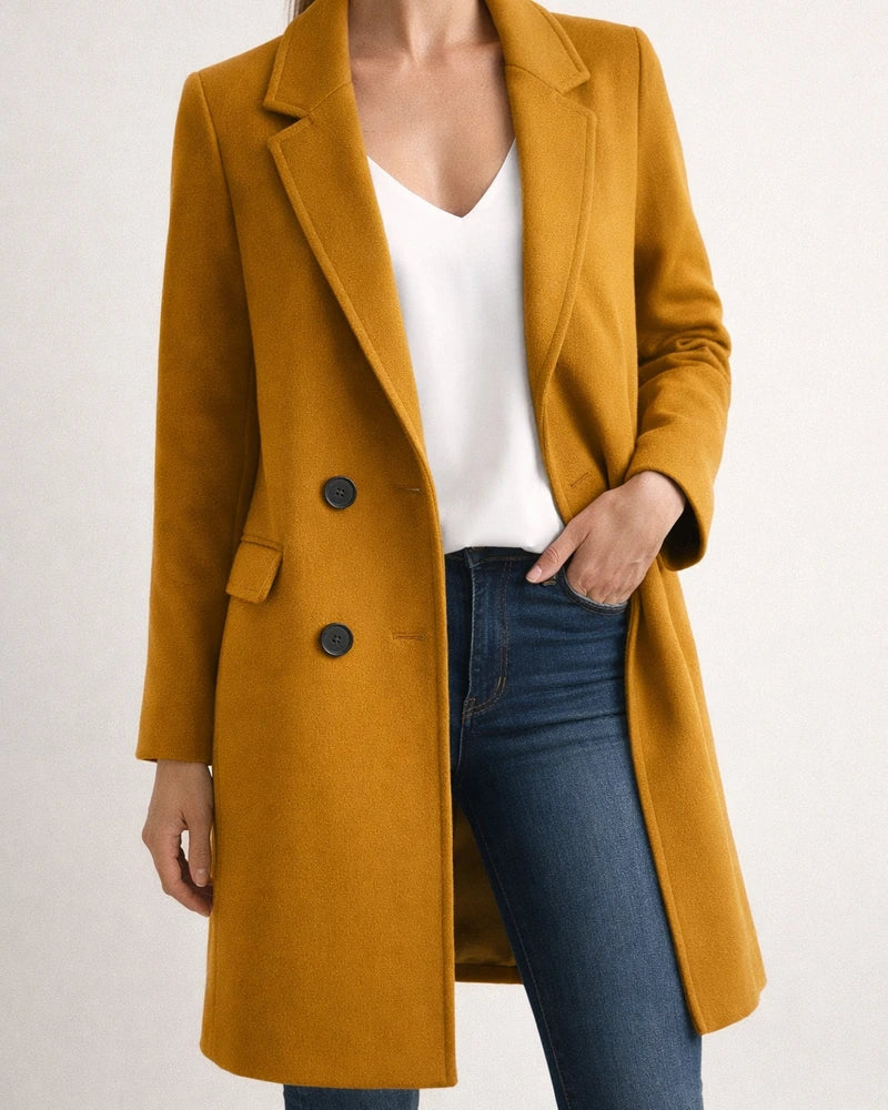 Casual Suit Collar Women's Solid Color Coat | JRSEE:99221456-6d07-450d-a486-fe018df631a6