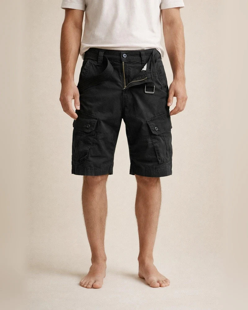 Classic Casual Pants Men's Cotton Work Pants Pants in Summer Straight Type Shorts | JRSEE:6eed1204-6039-4b62-b6dd-bad0deb1fa13
