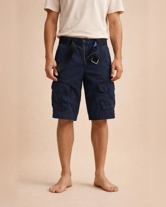 Classic Casual Pants Men's Cotton Work Pants Pants in Summer Straight Type Shorts | JRSEE:7ad73300-e4b6-4a9b-8e5d-274cf63a74b1