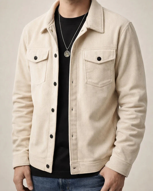 Corduroy Jacket Men's Spring/Fall Seasonal Trendy Casual Workwear Outerwear | JRSEE:ba51a389-58cb-4a59-b53d-33f4b3c12a94