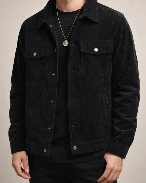 Corduroy Jacket Men's Spring/Fall Seasonal Trendy Casual Workwear Outerwear | JRSEE:93ac6bdf-6950-4b1c-b165-f231848b810b