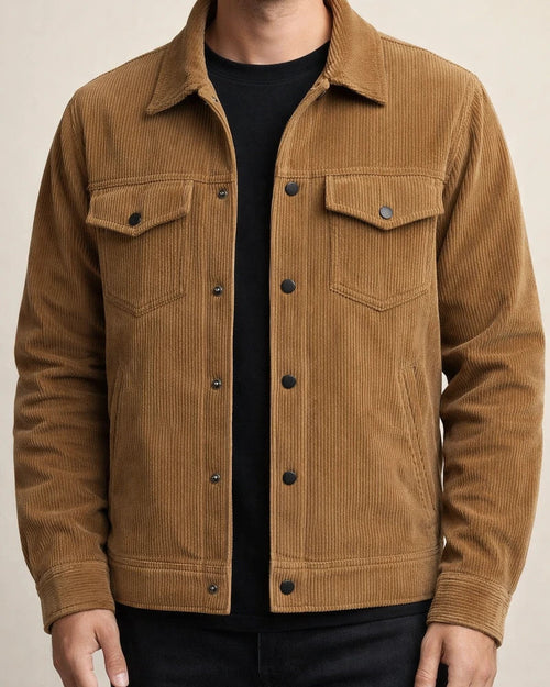 Corduroy Jacket Men's Spring/Fall Seasonal Trendy Casual Workwear Outerwear | JRSEE:e7cbc67b-457f-4f80-8216-f6e81717df7d