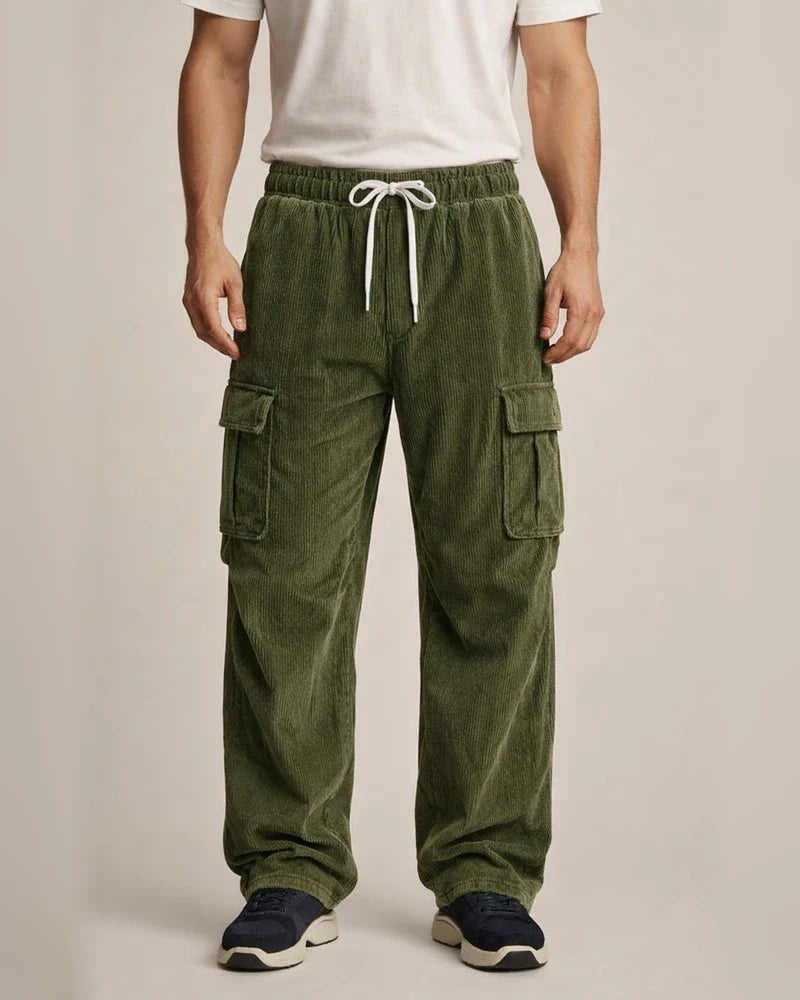 Corduroy Pants Men's Long Trousers Fall/Winter Casual Wide-Leg Straight-Leg Pants | JRSEE:9fddbce9-4244-485c-942f-b3934d17803f