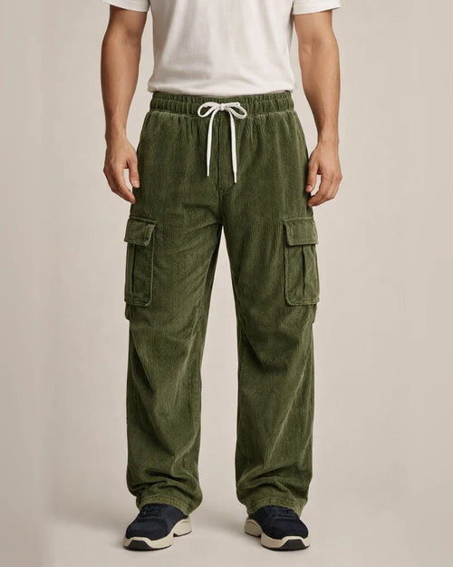Corduroy Pants Men's Long Trousers Fall/Winter Casual Wide-Leg Straight-Leg Pants | JRSEE:9fddbce9-4244-485c-942f-b3934d17803f