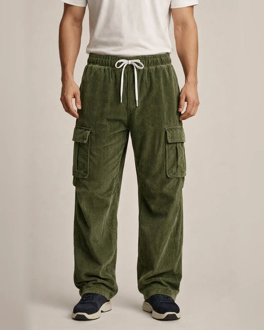 Corduroy Pants Men's Long Trousers Fall/Winter Casual Wide-Leg Straight-Leg Pants | JRSEE:9fddbce9-4244-485c-942f-b3934d17803f