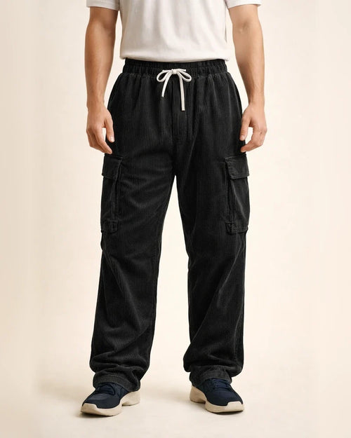 Corduroy Pants Men's Long Trousers Fall/Winter Casual Wide-Leg Straight-Leg Pants | JRSEE:3d1eb608-a9f6-4ad0-a152-86bebc9409af