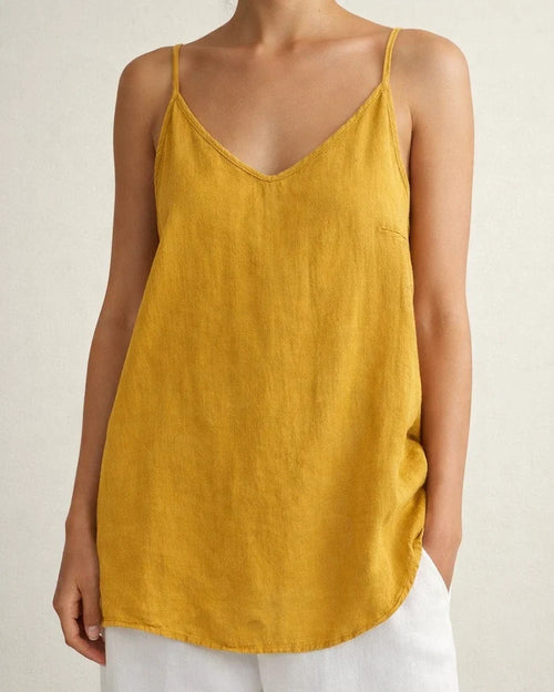 Cotton and Linen Camisole Undershirt Ladies Summer New Loose Cotton and Linen Sleeveless Bottoming Tops | JRSEE:1deedc68-d295-4990-ae21-2f703122f15b