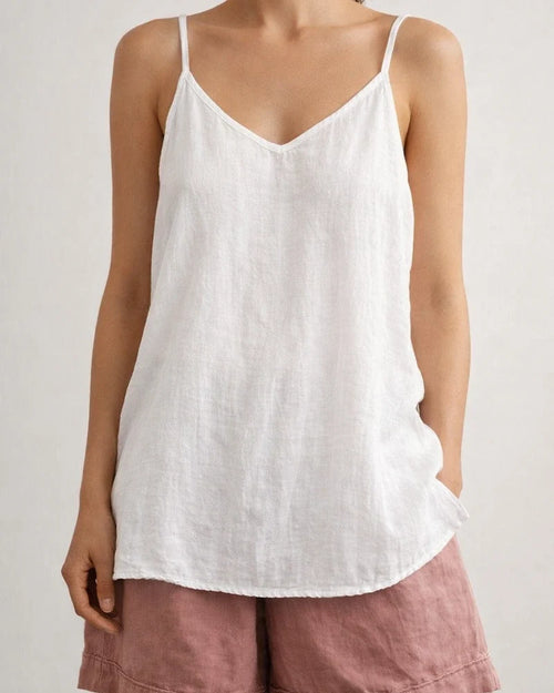 Cotton and Linen Camisole Undershirt Ladies Summer New Loose Cotton and Linen Sleeveless Bottoming Tops | JRSEE:4994c815-9a4a-4dd7-8c34-c97608b49571