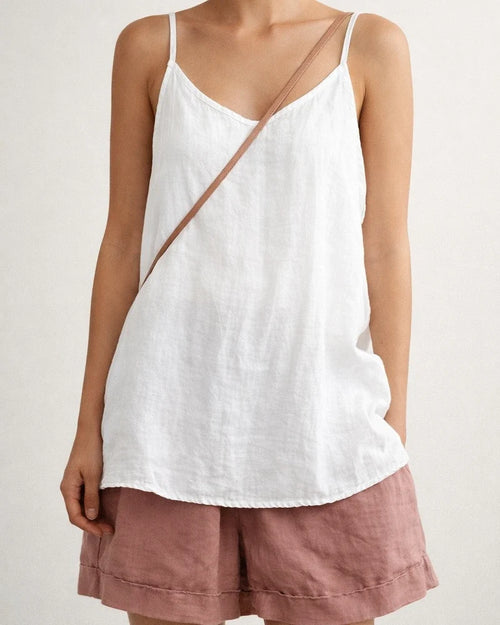 Cotton and Linen Camisole Undershirt Women's Summer New Loose Linen Lining Sleeveless Hundred with Bottoming Tops | JRSEE:ec16432f-ff73-400a-a2c3-0dfe49590670