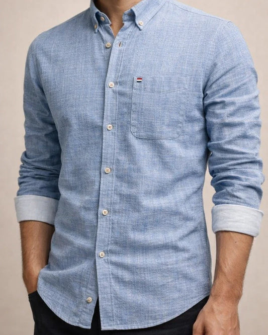 Cotton Linen Men's Shirts Solid Color Buttoned Men's Shirts Casual Shirt Long-sleeved Shirt | JRSEE:91a87740-e9ce-4b57-8503-05a5ea1c9db1