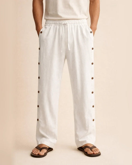 Cotton Linen Pants Fall Men's Solid Color Daily Casual Pants | JRSEE:0109858a-fabb-401c-abc5-ddf1c0eca6dc