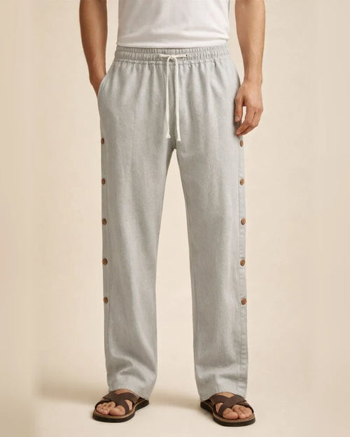Cotton Linen Pants Fall Men's Solid Color Daily Casual Pants | JRSEE:6aaf3ae4-cacd-4559-8f72-d1d7f759276f