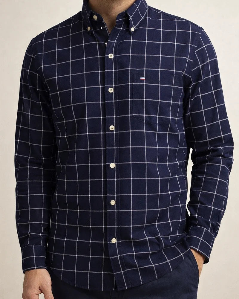 Cotton Oxford Spinning Thin Section of The Summer New Long-sleeved Shirt Men's Casual Slim Long-sleeved Shirt Solid Color Tide Men's Clothing | JRSEE:09c03fd4-f3db-49af-b025-c8d023184392