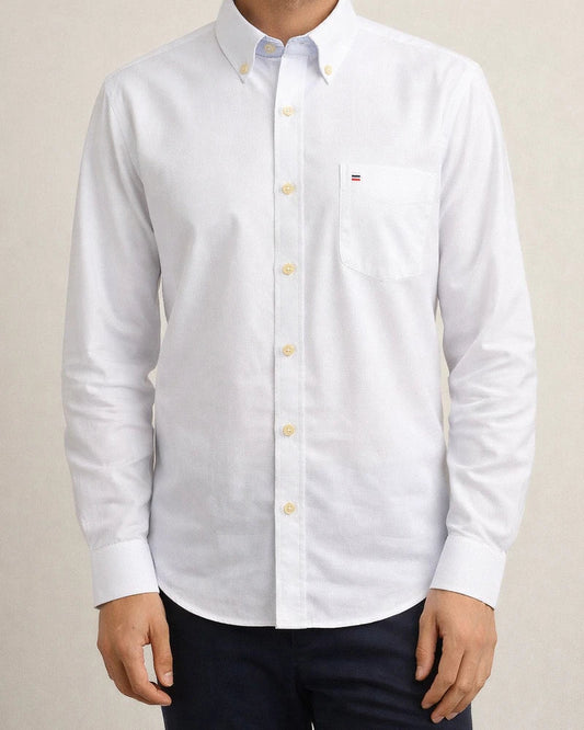 Cotton Oxford Spinning Thin Section of The Summer New Long-sleeved Shirt Men's Casual Slim Long-sleeved Shirt Solid Color Tide Men's Clothing | JRSEE:6f6872c5-6dc1-4524-b908-19ba91876165