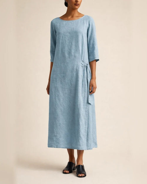 Crew Neck 3/4 Sleeve Casual Solid Casualdress | JRSEE:39a4ccc3-84b9-4ef5-b58e-9d71ffa8829f