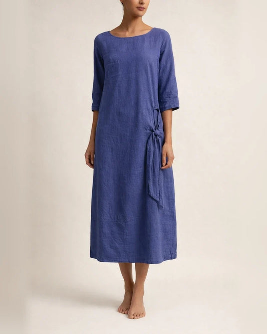 Crew Neck 3/4 Sleeve Casual Solid Casualdress | JRSEE:a38e7607-8b8c-48d1-90e5-5a4dc697f345