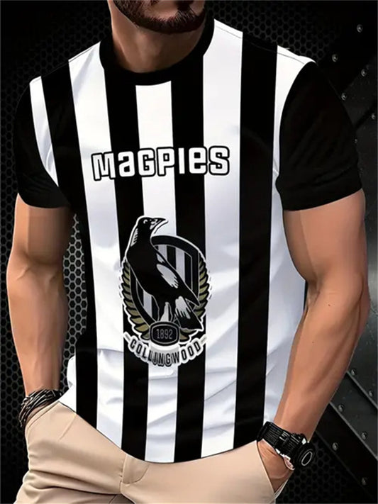 Men's New Arrival Fashionable Casual Cartoon-Printed Short-Sleeve T-Shirt