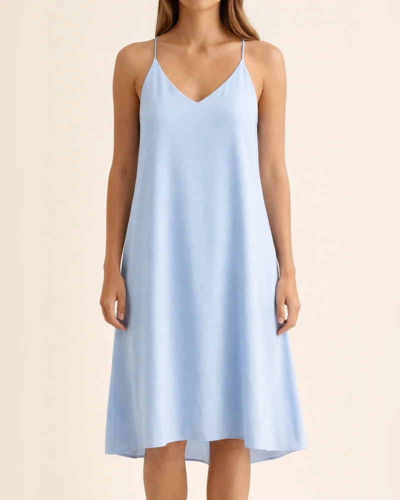 Damen Chiffon Halfter Abschnitt V-Ausschnitt Maxikleid | JRSEE:34bca9ae-1066-47fb-8bcc-e938e42cf6cc