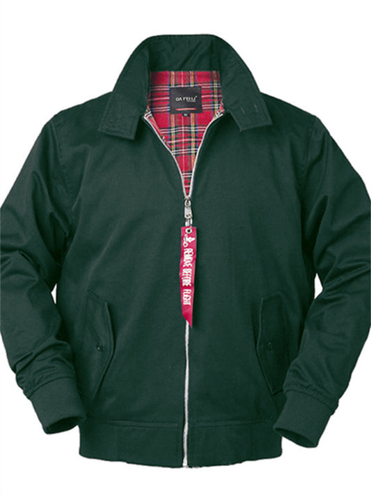 Solid Color Stand Collar Casual Men's Jacket Coat