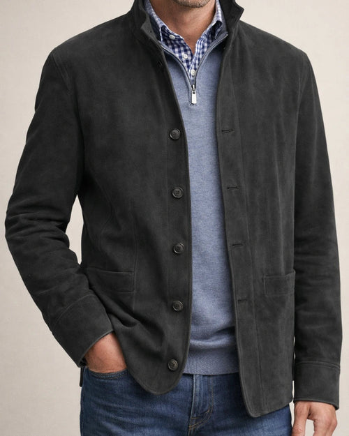 Explosive Men's Clothing New Lapel Retro Casual Windproof Jacket Fashion Urban Outer Wear Men's Clothing | JRSEE:90d08faf-e566-42c6-aba6-fa3ab5529a55