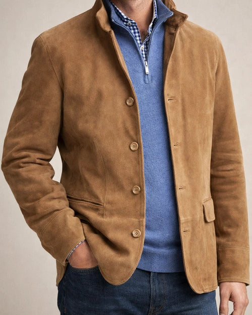 Explosive Men's Clothing New Lapel Retro Casual Windproof Jacket Fashion Urban Outer Wear Men's Clothing | JRSEE:d70a33c2-67f4-4a98-941e-3b783dd850ac