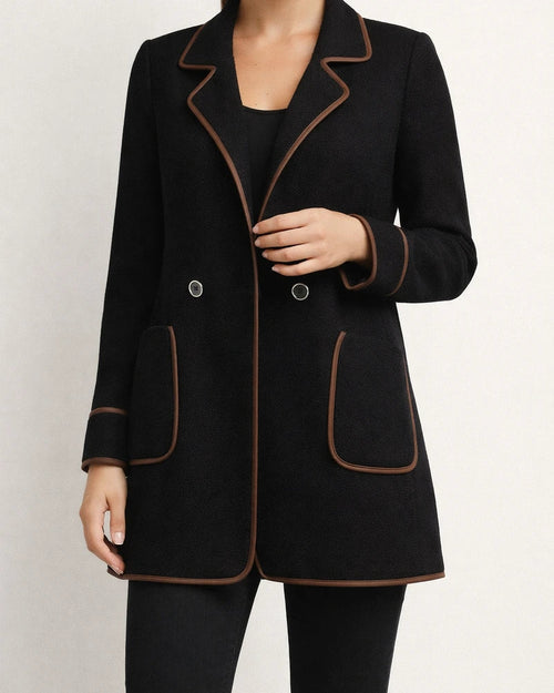 Fall and Winter New Fashion Women's Temperament Suit Collar Double-sided Tweed Jacket | JRSEE:13d048ba-2ce9-40c6-a6fb-0a1ba9c8950e